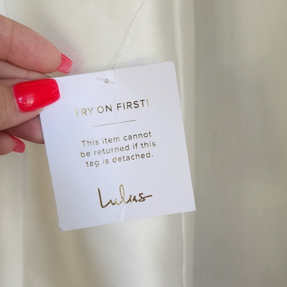 Lulu's Vow to Love Off-the Shoulder Mermaid Maxi Wedding Dress, Sz 10 - Picture 7 of 15